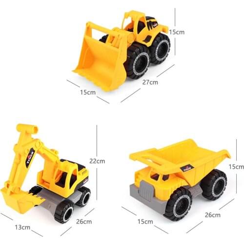 New Large Toy Cars, Construction Vehicles, Excavators, Sand Trucks, Bulldozers, Friction-Driven Childrens Push Toys Gifts