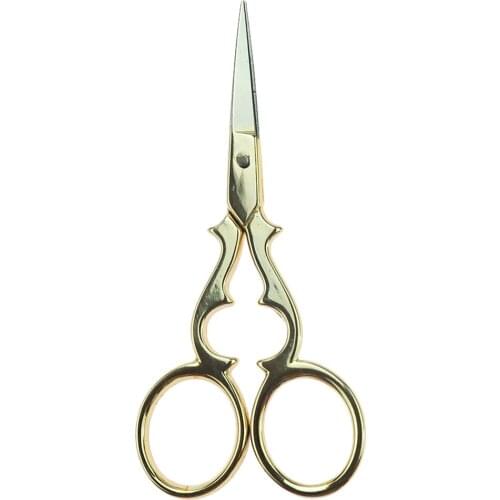 Vintage European Stainless Steel Gourd Scissor for Embroidery Sewing Needlework for Embroidery Needlework Crewel Sewing