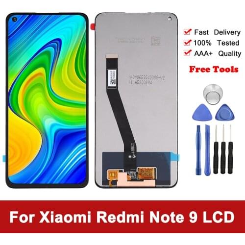 Original 6.53'' Display For Xiaomi Redmi Note 9 LCD Touch Screen Digitizer Assembly For Redmi Note9 9 Global Version Display