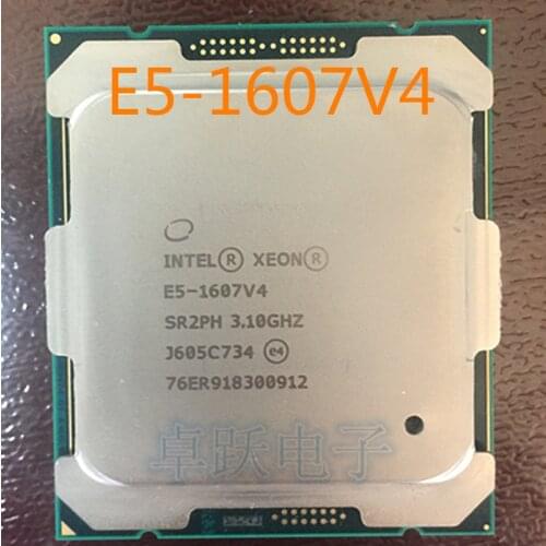 Original Intel Xeon E5-1607V4 OEM Version 3.10GHZ 4-Core 10M E5 1607V4 E5 V4 LGA2011-3 140W free shipping