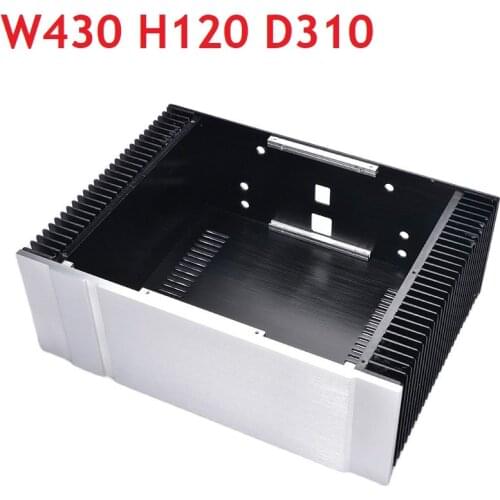 Pass Panel Power Amplifier Supply Chassis DIY Aluminum DAC Decoder Case Big Size Hi-end AMP Box W430 H120 D310/ D410