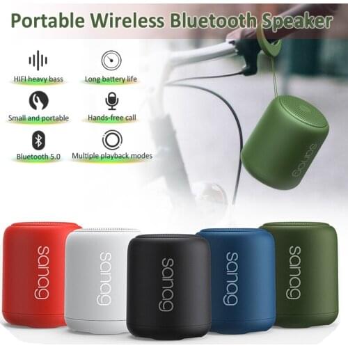 Subwoofer Bluetooth Speaker Soundbar HIFI Radio Portabl Wireless Speaker Waterproof Misic Center Support TF Card for Computer PC