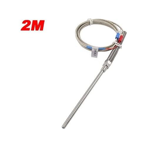 Temperature Controller K Type Sensor Earthed Thermocouple Probe 2M