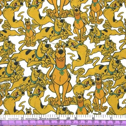 Dogs Printed Bullet FabricTextured Liverpool 4 Way Stretch Spandex Knit Fabric For Baby HeadWrap Bummies Patchwork Tissue