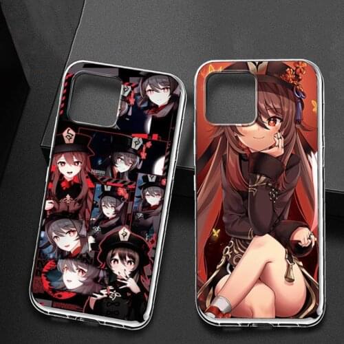 Hu Tao Genshin Impact Phone Case For iphone 11 pro max case iPhone 11 12 pro XS MAX Mini 8 7 6 6S Plus X SE 2020 XR phone case