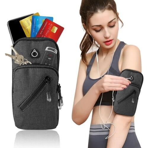 Waterproof Sports Armband Phone Case For IPhone Pro Max For Samsung Huawei 7.2'' Universal Sport Phone Case Arm Band Running