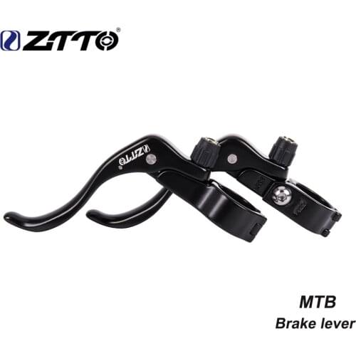 ZTTO A Pair Bicycle Brake Levers with shifter cable for Road bike Fixed gear deputy v brake cycling parts brake handle 22.2mm