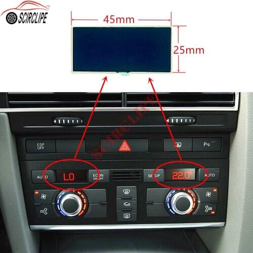 1Pcs Car ACC Lcd Panel Module Display Monitors Pixel Repair Air Conditioning Information Screen For AUDI A6 (4F) / Q7 (4L)