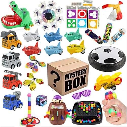 12Pcs Myster Lucky Toy Surprise Box Sets Blind Box Toy Random Good Luck Mystery Gift for Kids Children Squeezing Fingertip Toy