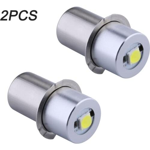 2PCS/LOT Torch Light Bulb Lamp 3V 4.5v 6v 1Watt E10 P13.5S Led Bulb 6000K White Replacement Flashlight Bulb Work Light Bulb