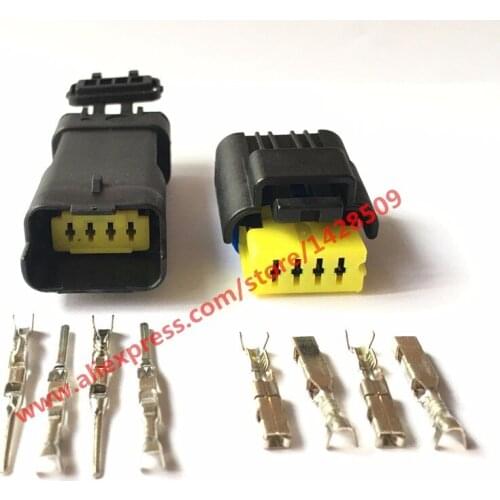 5 Set 4 Pin 211PL042S0049 211PC042S4021 Female Male FO Turn Light Plug FO Lamp Socket FCI Car Sensor Connector For Auto Truck