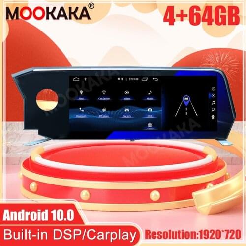 8+128GB Android 10.0 Car GPS Navi Multimedia DVD Player For Lexus ES 350 2018 2019 Auto Radio Stereo Head Unit DSP With Carplay