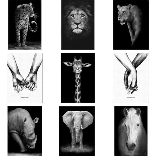 5D Diy Diamond Painting Animal Lion Elephant Deer Cross Stitch Full Circle/Full Square Rhinestone Home Decoration Handmade Art