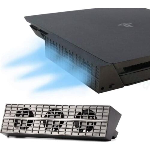 Auto Turbo Cooling Fan Automatic Temperature Sensor Controlled Radiator Heat Exhaust External USB Cooler for Playstation 4 Slim
