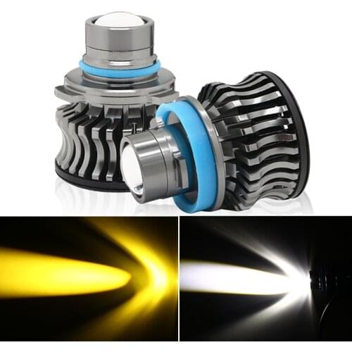 Automotive H7 H11 H8 H9 9005 LED Headlight Bulb Lens Light 6000K 3000K Auto Headlamp Near-light Modification 9006 Car Fog Lamps