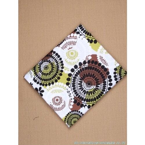 Cottons fabrics for patchwork Handmade DIY clothing Handmade DIY clothing White bottom circle flowers cotton fabric