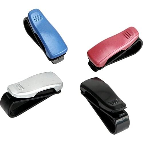 LEEPEE Fastener Cip Eyeglasses Clip Car Sun Visor Sunglasses Holder Car Glasses Cases Portable ABS Ticket Card Clamp Car Styling