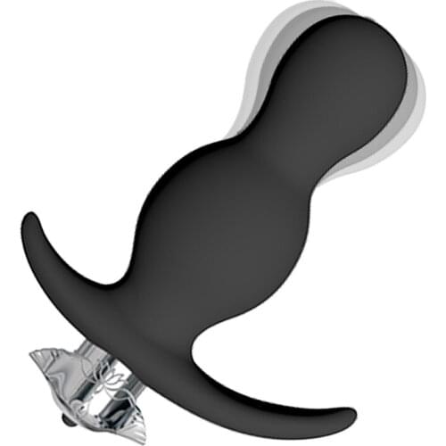 Powerful Silicone Anal Butt Plug Bullet Vibrator AAA Battery Sex Toys For Women Male Masturbation G Spot Prostate Massager dildo