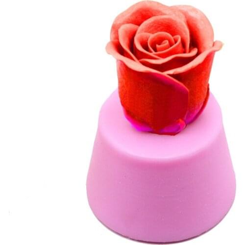 New 3D Flower Soap Mold Rose Fondant Cake Silicone Mold Cake Decorating Tools DIY Cake Baking Tools Wedding Decoration