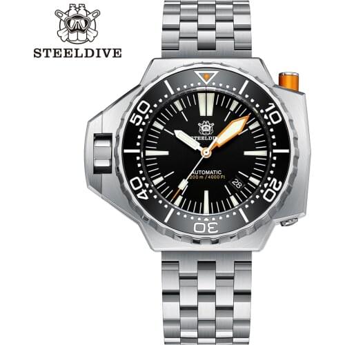 Steeldive Proplof SD1969 V3 New Design 1200m waterproof NH35 Automatic oversize mens dive watch