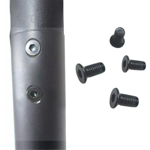 4pcs Screws Handlebar To Pole Screws For Ninebot Segway ES1 ES2 ES4 Electric Scooters Replace The Top Neck Screw Of The Rod Part