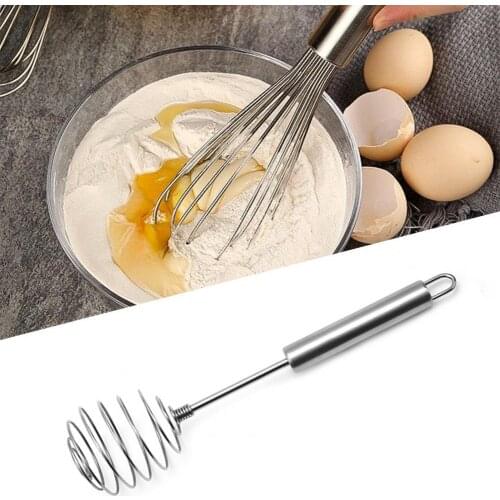 Egg Whisk Non-stick Heat-resistant Stainless Steel Kitchen Dough Stirrer for Home Creative Flour Soak Mixer Wholesale 2021