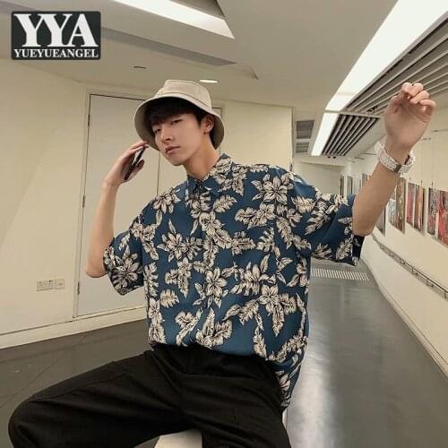YueYueAngel Men's Beach (Hawaiian) Shirts