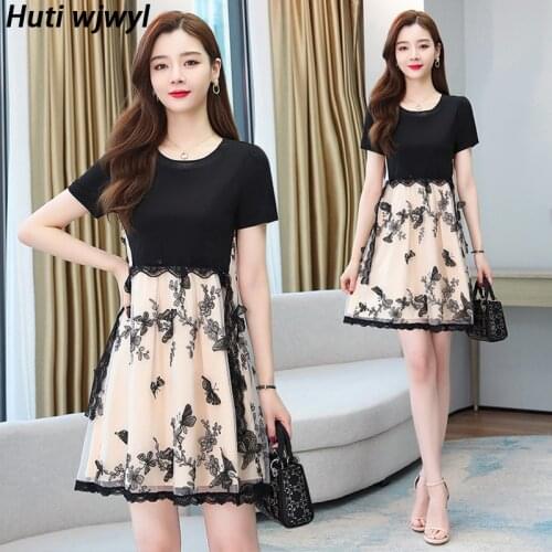 2021 Elegant Women Casual Beach Dress Bodycon Party Embroidery Vestidos Spring Summer Vintage Floral Chiffon Boho Midi Sundress