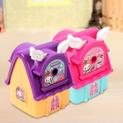 0731 Fashion Pencil Sharpener Art Hand Pencil Sharpeners for Students school supplies korean stationery kawaii sharpener