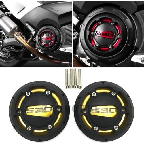 2PCS Motorcycle TMAX530 12-15 CNC Engine Stator Cover Guard For Yamaha T-max 530 2012 2013 2014 2015