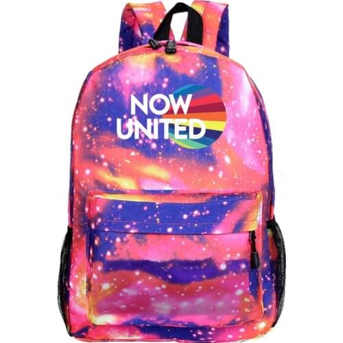 2020 Better Album NU Team Backpack Now United Bag Bookbag Laptop Back Pack Schoolbags Mochila Para Hombre Now United Lyrics Hot