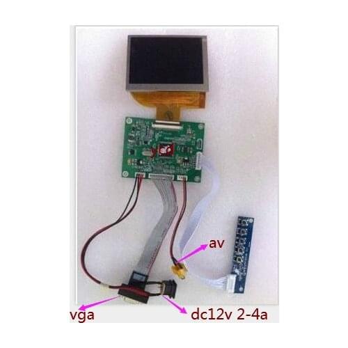 3.5 inch PD035VX1/PD035VX2 LCD screen + projection kit VGA+AV function