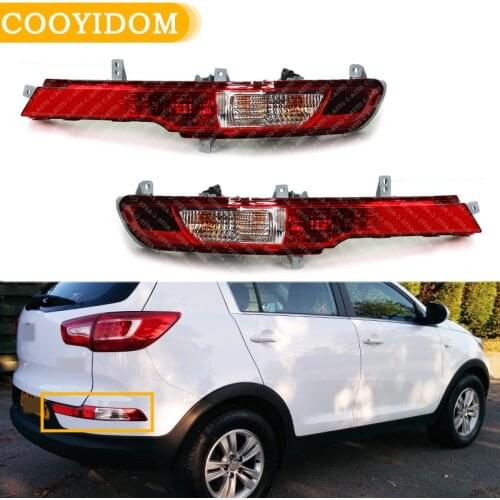 Car Left Right Rear Bumper Light Rear Fog Light Tail Fog Lamp Taillights For Kia Sportage 2011 2012 2013 2014 car-styling