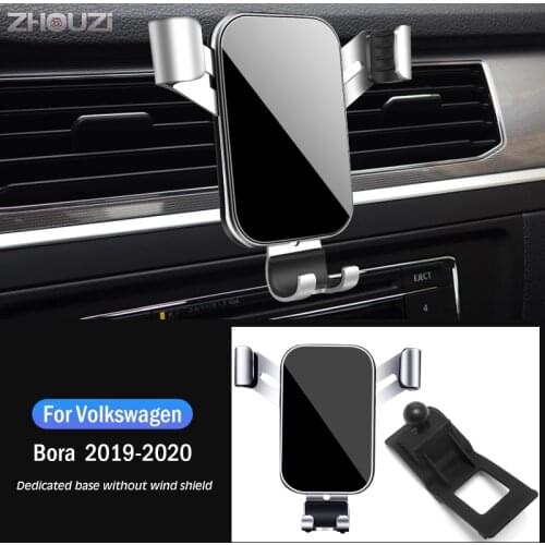 Car Mobile Phone Holder Air Vent Mounts Stand GPS Gravity Navigation Bracket For Volkswagen VW Bora 2019 2020 Car Accessories