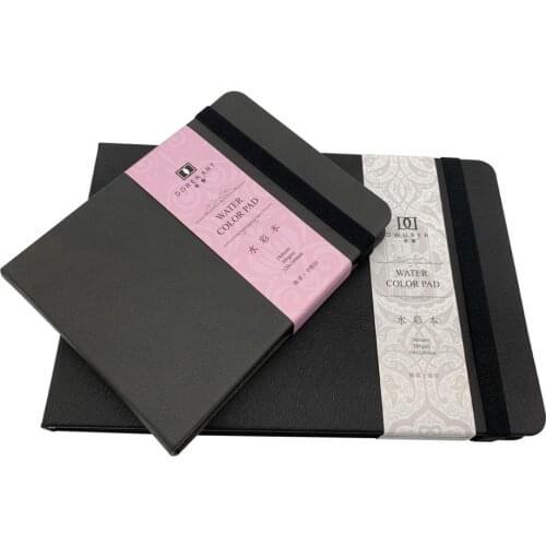 DORERART 300gsm Watercolor Books 50% Cotton 24Sheets Hand Painting Watercolor Paper NoteBook Office School Art Supplies