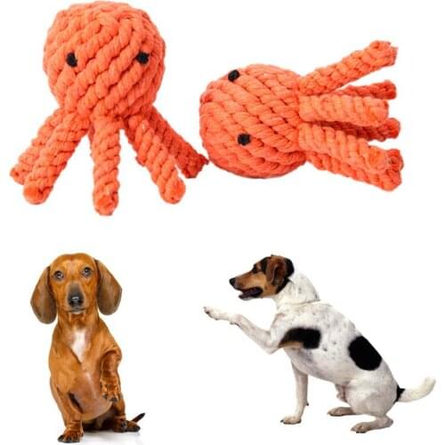 Pet Dog Cotton Rope Cartoon Chew Toys Animal toys for Cats Dogs Puppy Clean Teeth Toy Stuffed toy chew Pet accessories