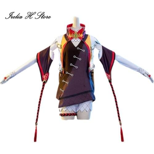 Genshin Impact Cosplays Xinyan Cosplay Costume Halloween costumes