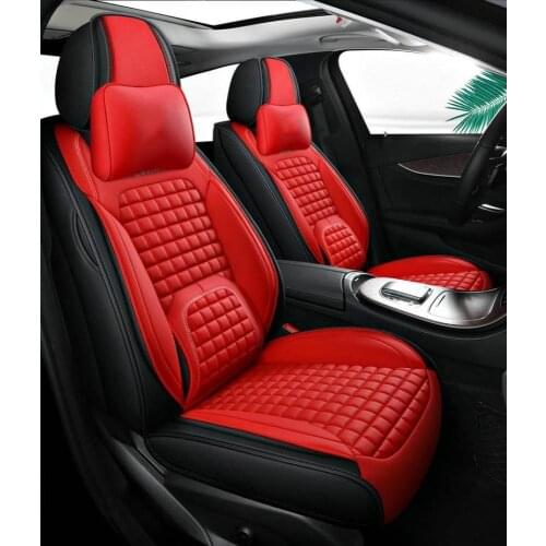 Leather car seat cover For ford focus mk2 mk3 2 3 mk1 fiesta mk7 mondeo mk4 kuga ranger fusion explorer c-max f150 accessories