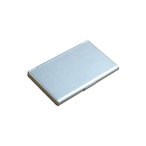 Creative Business Card Case Stainless Steel Aluminum Holder Metal Box Cover Credit Men Business Card Holder Card Metal Wallet
