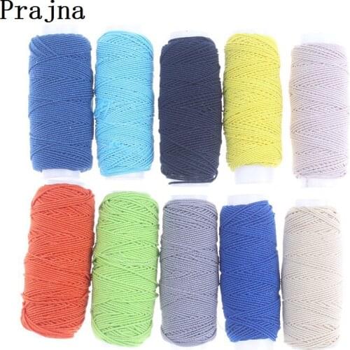 Elastic Thread Spool Set Industrial Sewing Thread White Elastic Thread For Bracelets Beading Machine DIY Accessory 10Roll/Set