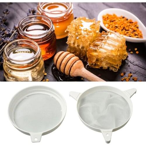 Beekeeper Tool Plastic Double Sieve Honey Strainer Professional Beekeeping Equipment Extractor Mesh Filter Mesh Screen