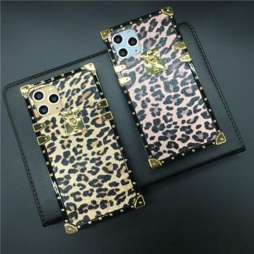Luxury Glitter Fashion Sexy Leopard Print Cover Coque Soft Square Case for Motorola Moto G Play G Stylus G Power 2021 One 5G Ace