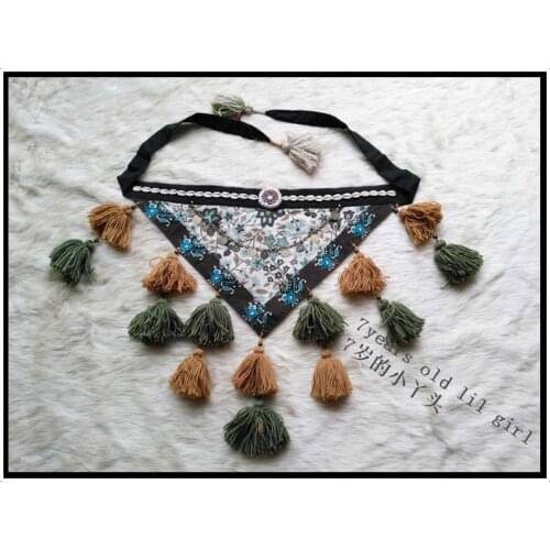 Tribal Banjara Kuchi Tassel Belly Dance Textile Costume Waist Belt Hip Scarf ATS BA47-51