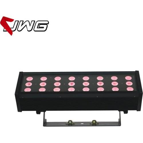 Outdoor Led Strip Lights 24x10W RGBW 4in1 Waterproof LED Wash Wall Washer Light 2pcs/lot