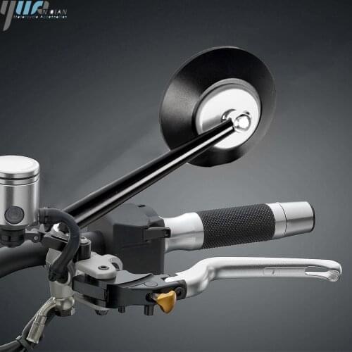 Universal Motorcycle Rearview Mirror Moto CNC Side Mirror For Honda CB600F CB650F MSX125 Suzuki TU250X VanVan 200 DUCATI Monster