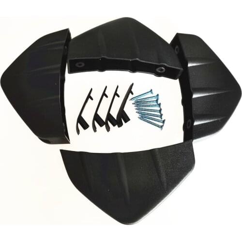 4pcs Universal Car Rear Bumper Cast Shark Spoiler For Citroen C-Quatre C-Triomphe Picasso C1 C2 C3 C4 C4L C5 Elysee/DS-series