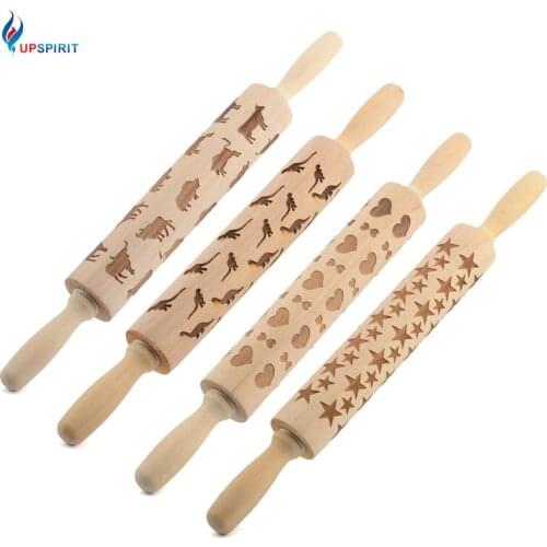 Upspirit Wooden Rolling Pins For Dough