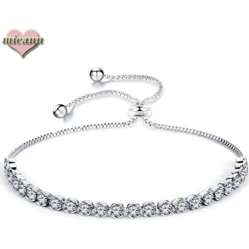 Jewelry Bracelet Cubic Zirconia Luxury Exquisite Korean Fashion Ladys Engagement Bisutería Anniversary Ofertas Relampago 2020