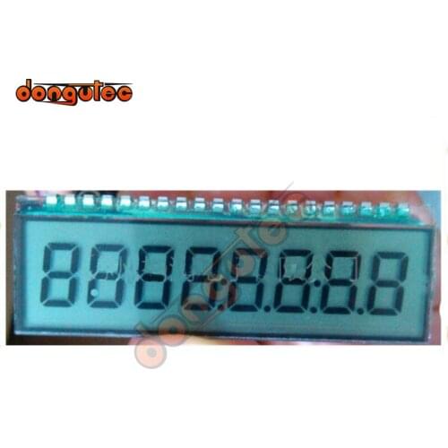 20PIN TN Positive 8-Digits Segment LCD Panel 3.0V Digital Tube Display