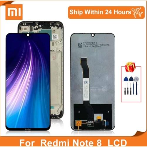 6.3" For Xiaomi Redmi Note 8 LCD Display Touch Screen With Frame Digitizer Assembly For Redmi Note 8 lcd Replacement Parts
